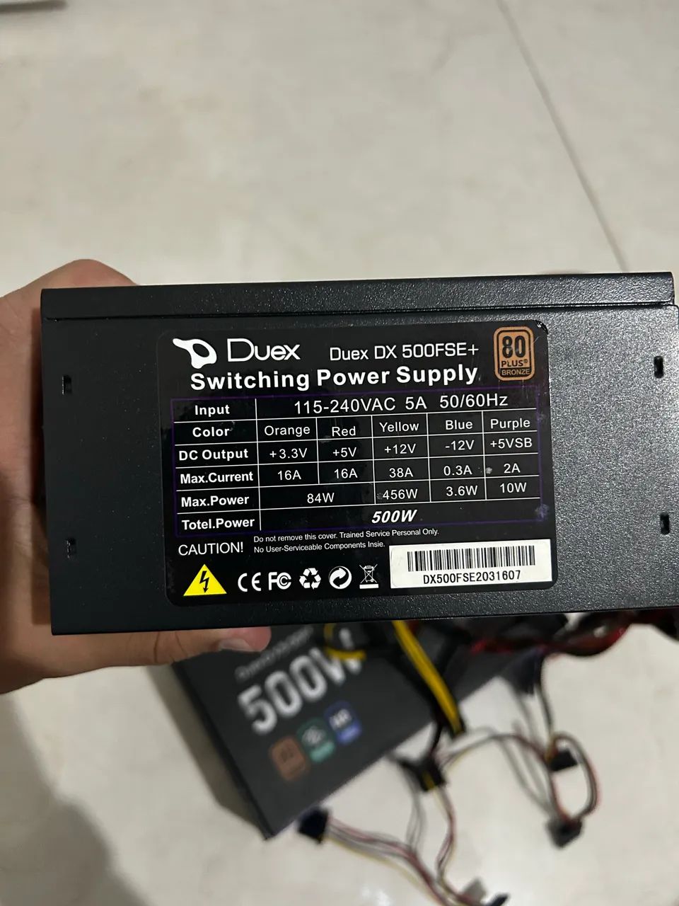 Placa mãe B450M + Fonte 500w Duex e Air cooler T-Dagger  - Foto 5