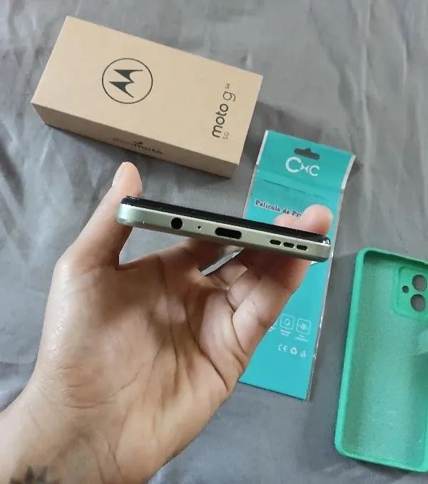 Moto G54 menta 256Gb, 5g, com acessórios  - Foto 5