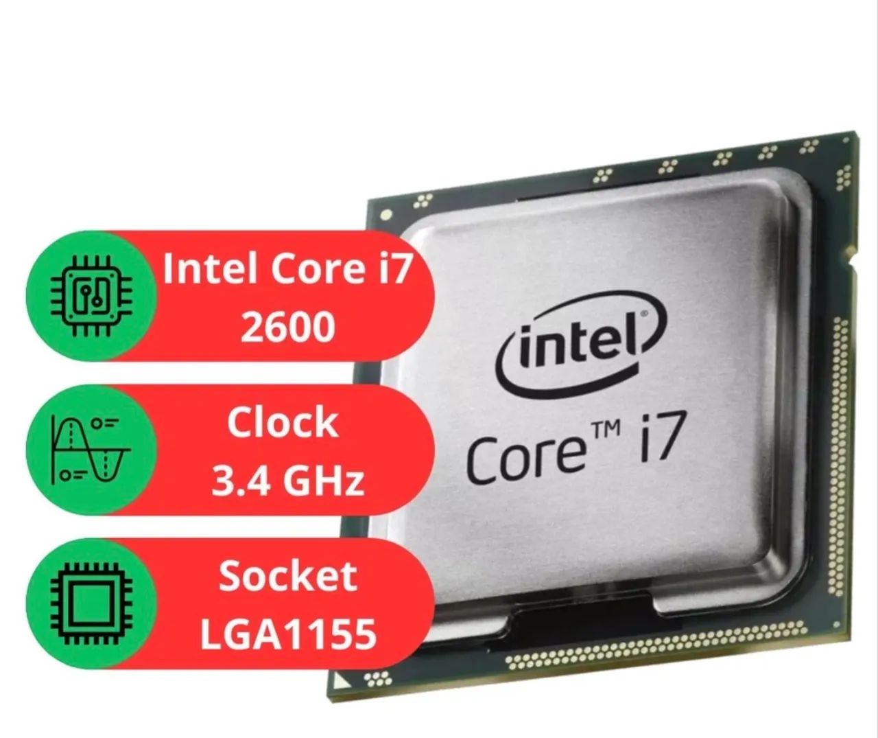 I7 2600 com placa mãe - Foto 3