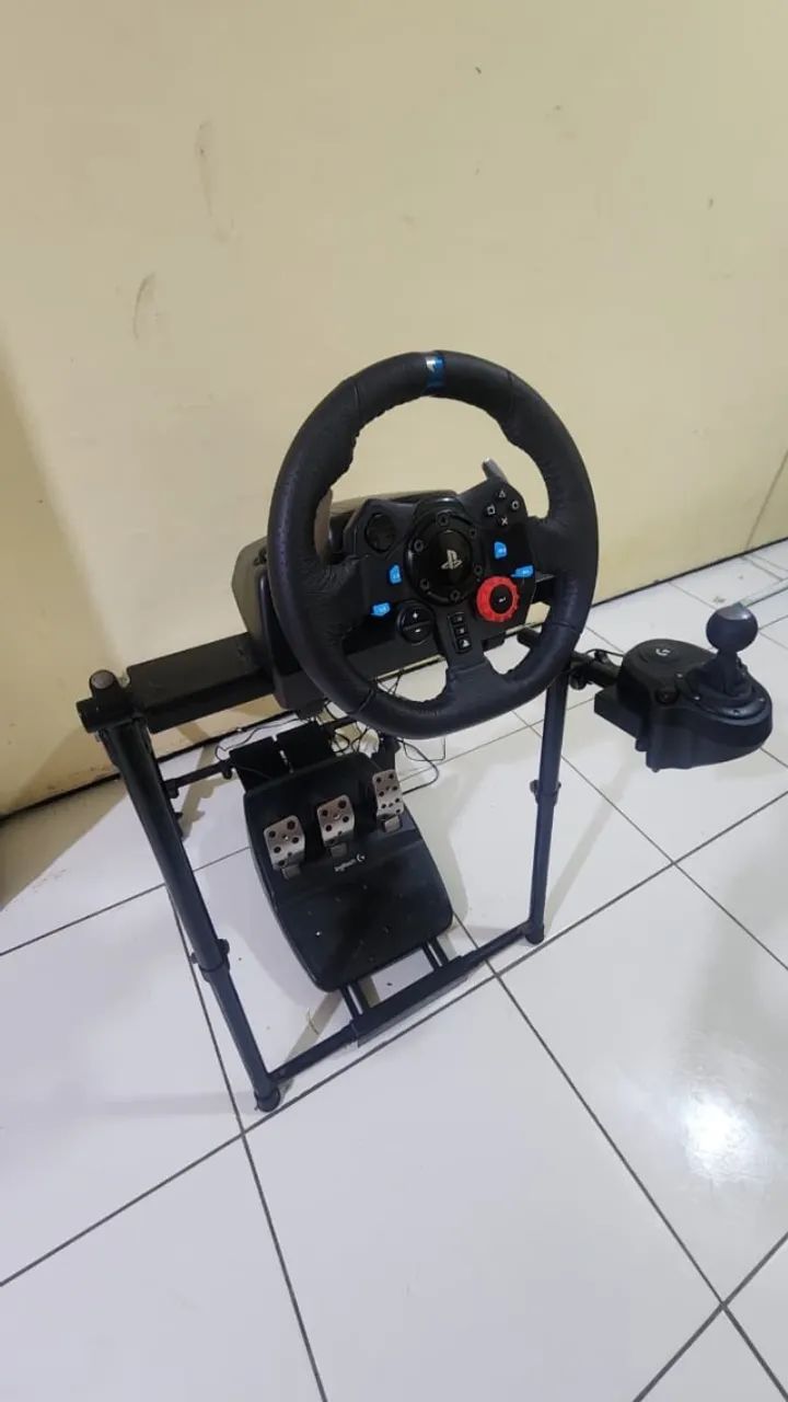 COCKPIT COMPLETO - LOGITECH G29 + CÂMBIO + BASE - Foto 2