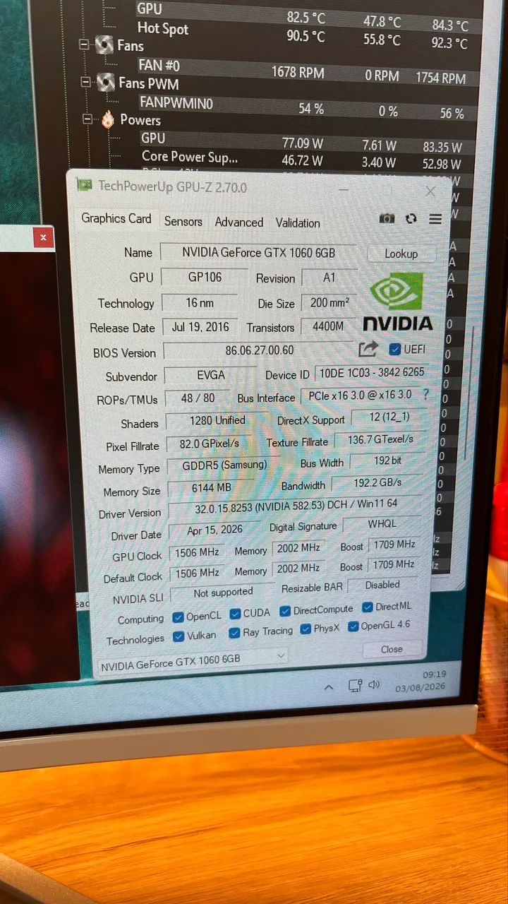 Placa de vídeo GTX 1060 6gb Nvidea - Foto 5