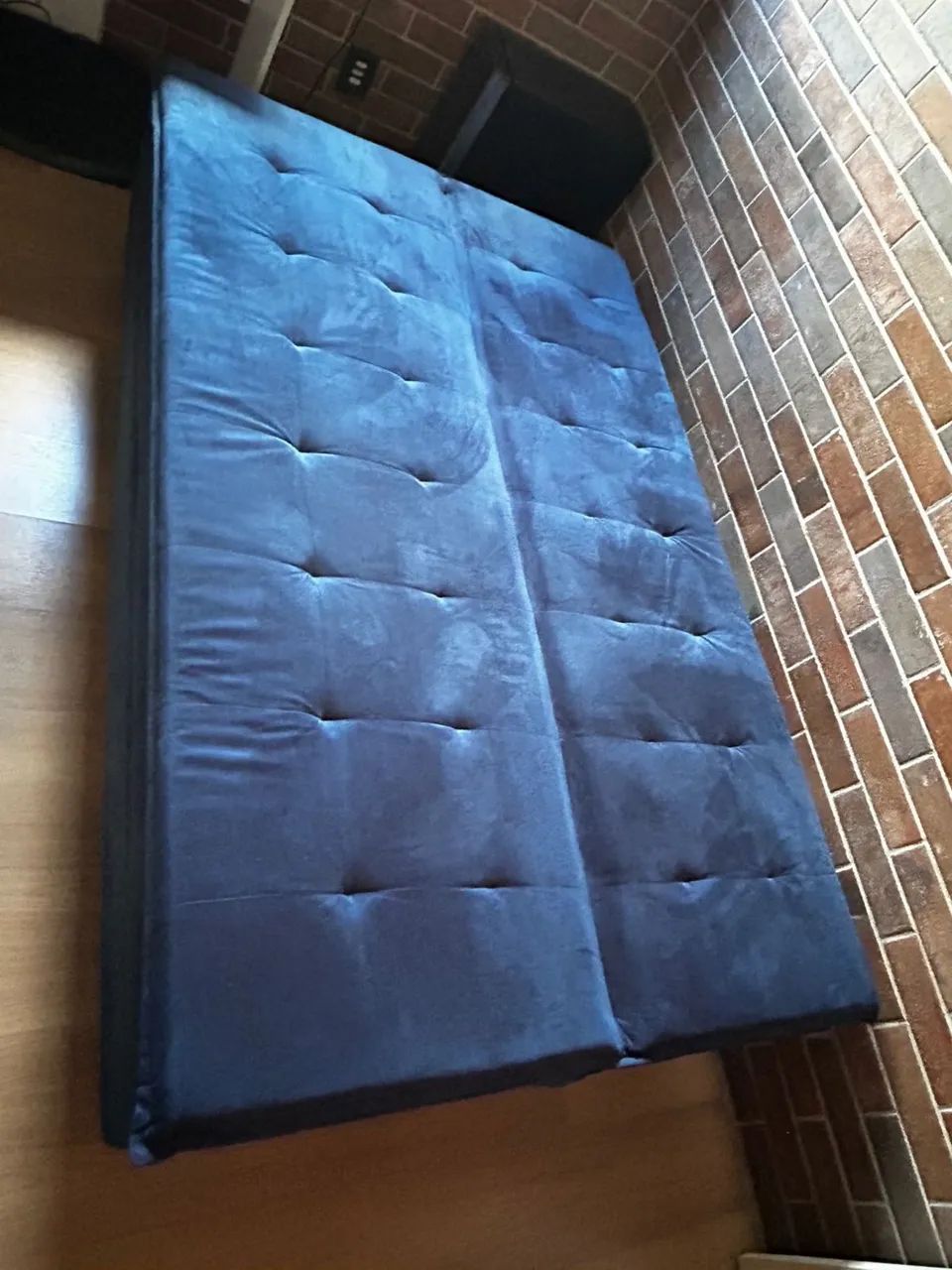 Sofá Cama Ortobom 3 L Veludo 444757599197614084