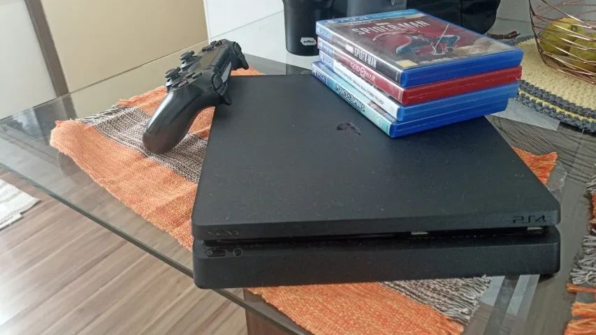 PS4 usado+jogos  - Foto 4