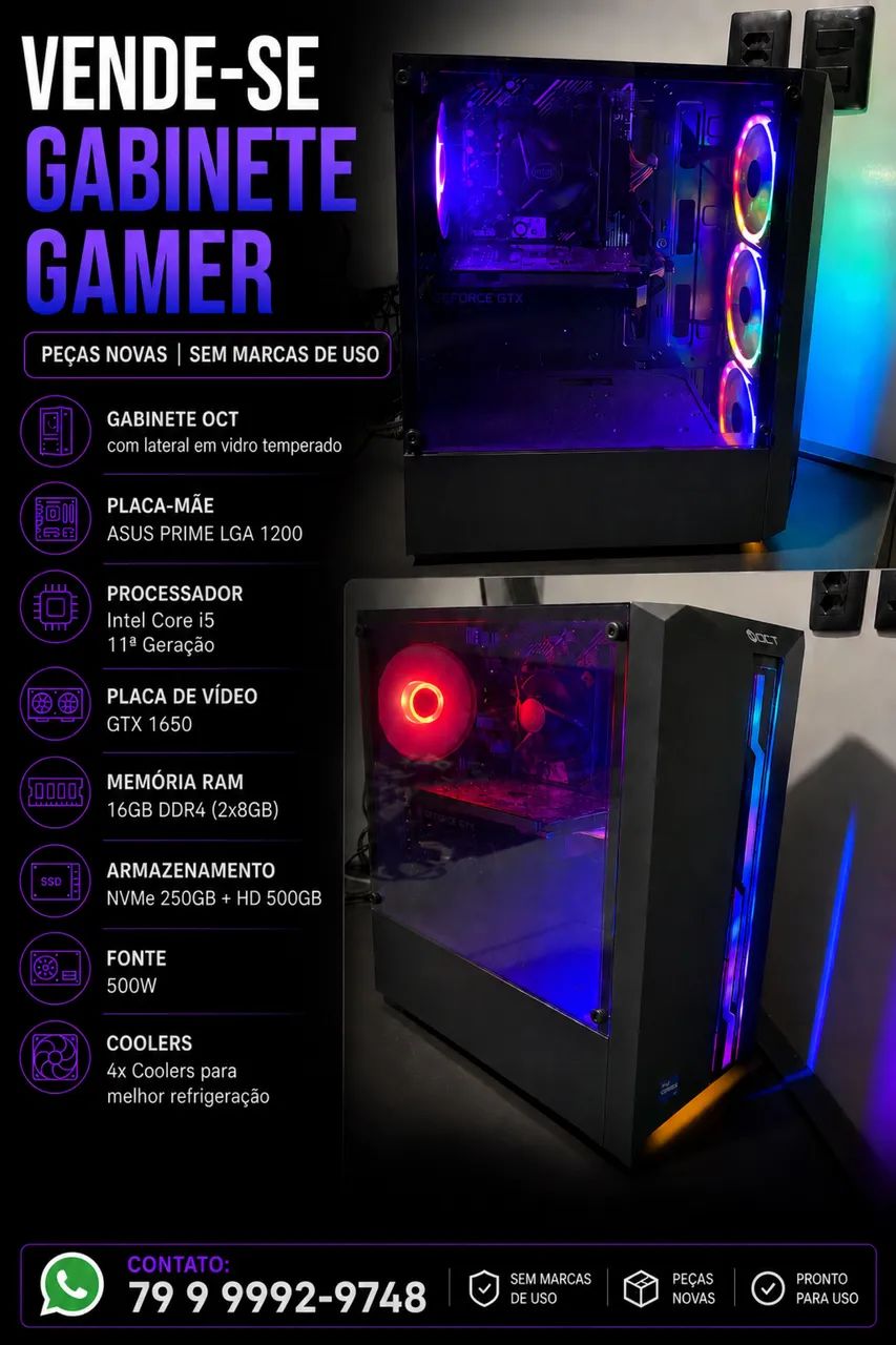 Vendo gabinete gamer  - Foto 2
