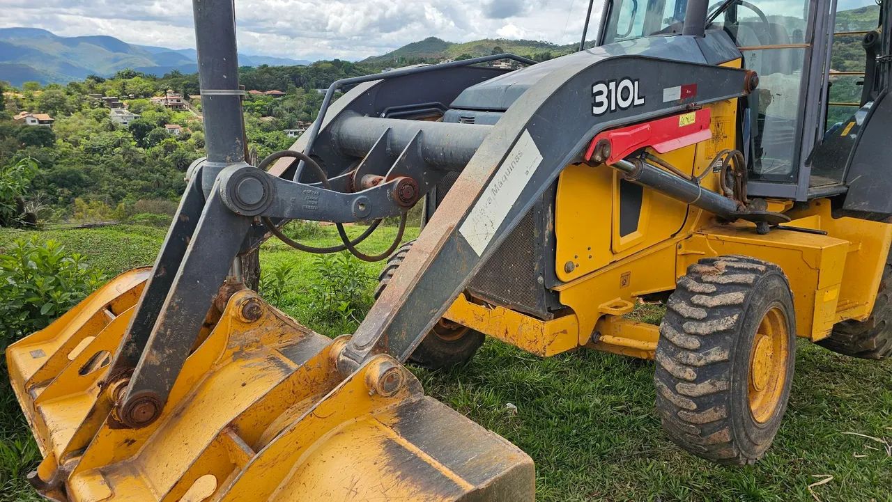 Retroescadeira JD 310L 2020 4x4 cabinada 3.700h único dono, em perfeito estado - Foto 5
