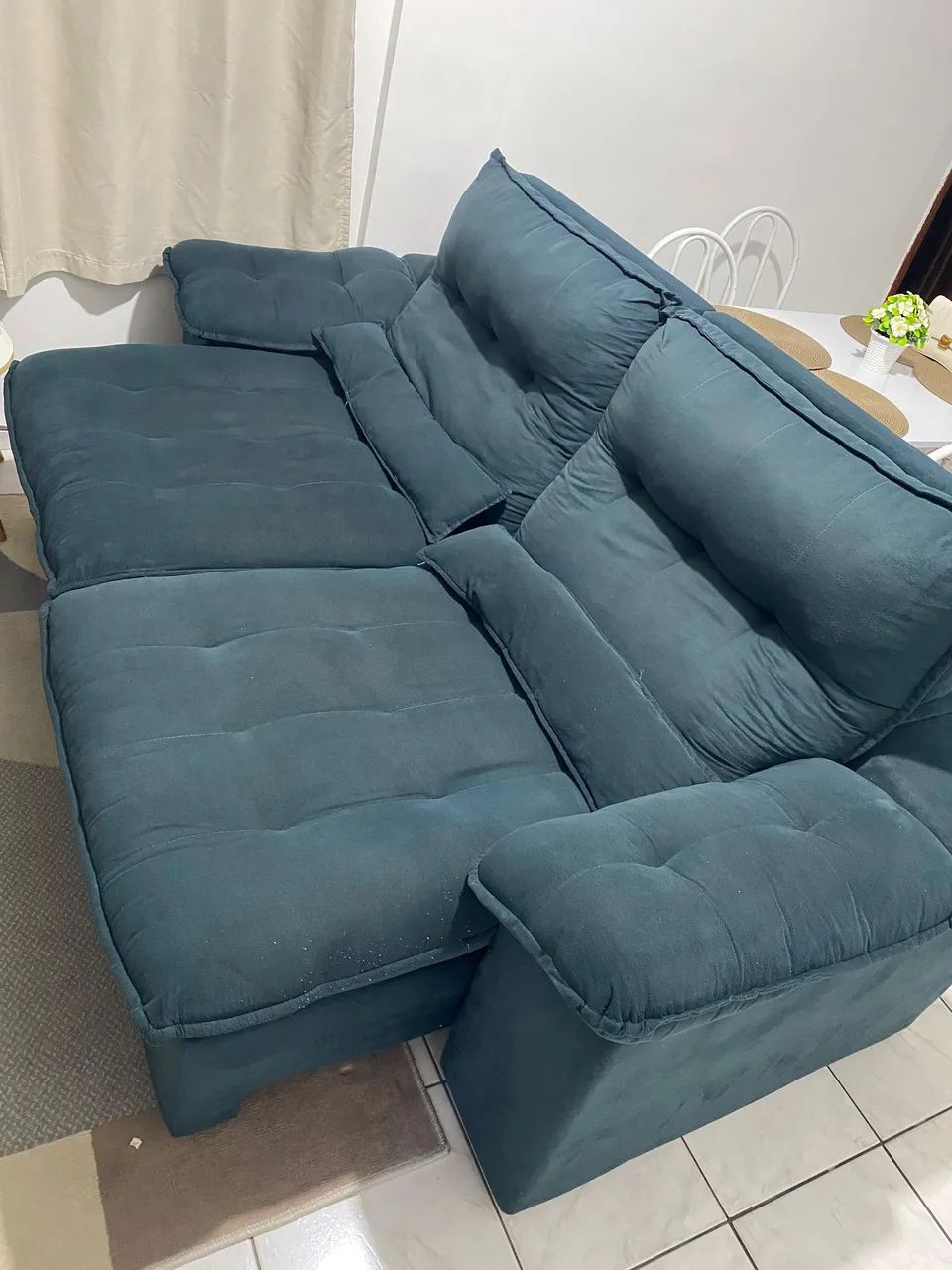 Sofá retrátil 3 lugares  - Foto 4