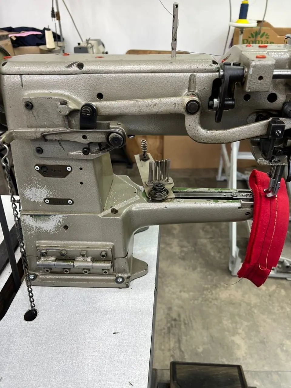 Máquina de braço transpoprte triplo, funcionando perfeitamente (revisada) - Foto 2