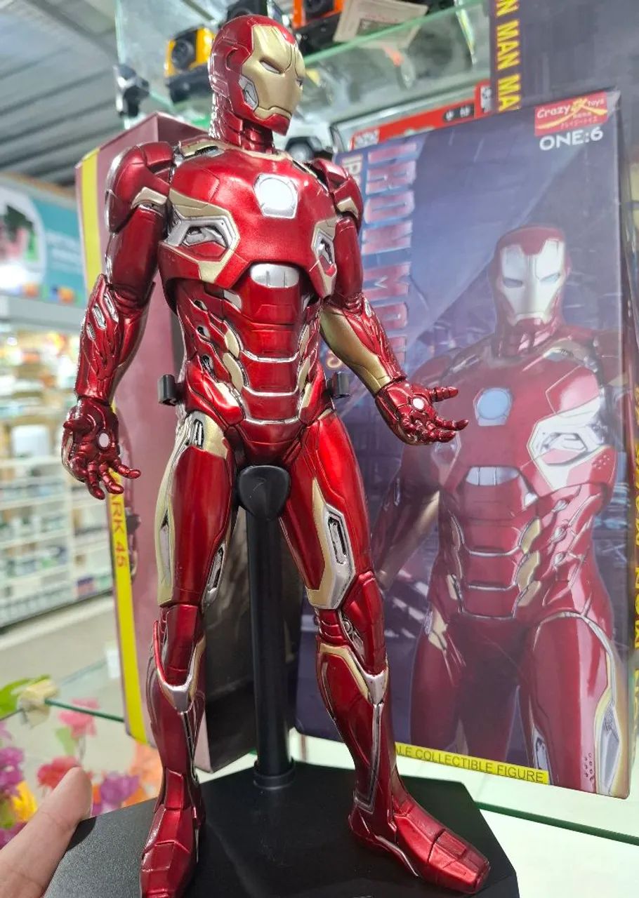 Iron Man Mark 45 Crazy toy 1/6 - Hobbies e coleções - São Jorge