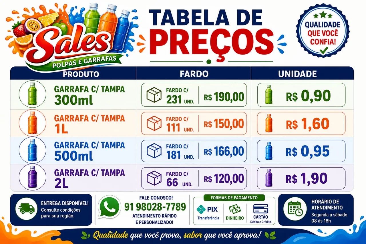 Garras+ poupas de frutas