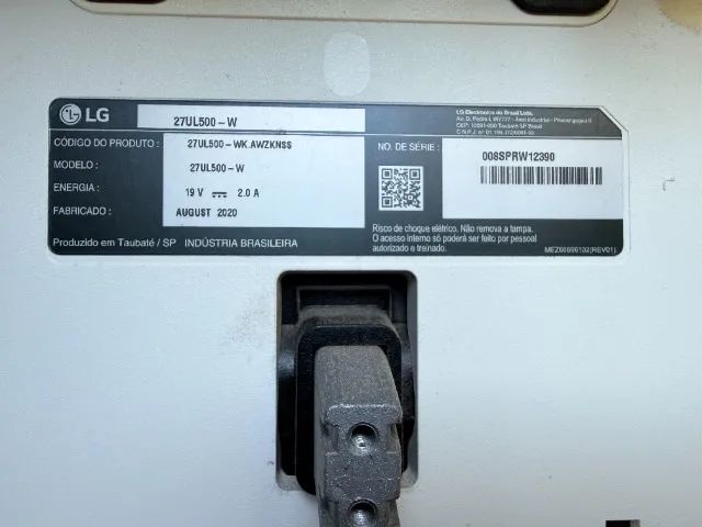Monitor LG 27UL500-W, 27 polegadas, 4K UHD, IPS - Foto 2