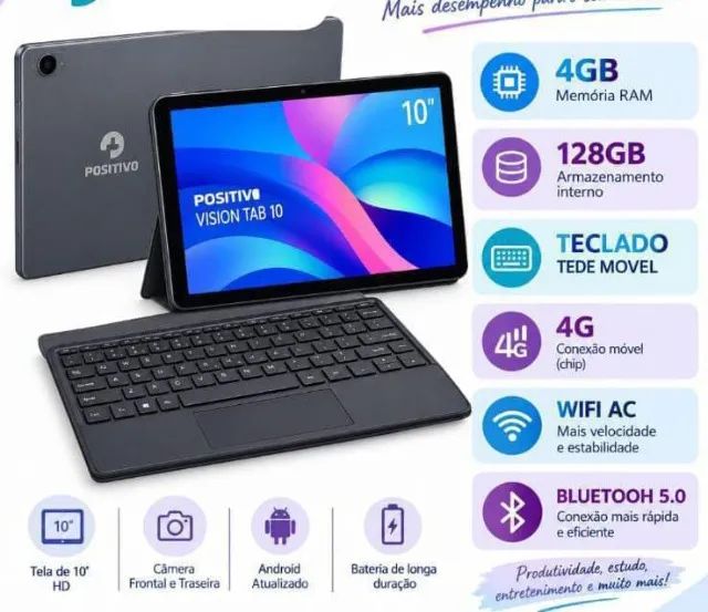 Tablet com teclado - Foto 2