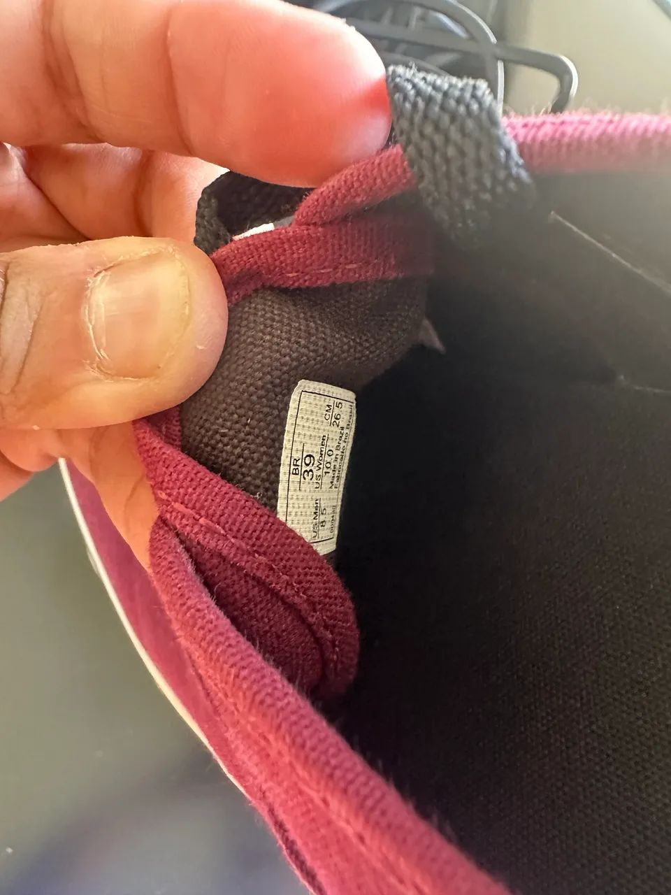 Tênis Vans Authentic Vinho - Tamanho 39 - ORIGINAL - Foto 5