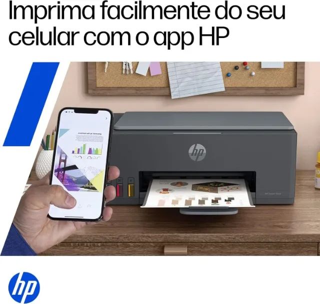 Abaixei - Impressora Multifuncional HP Smart Tank 589 - NOVA LACRADA - Foto 3