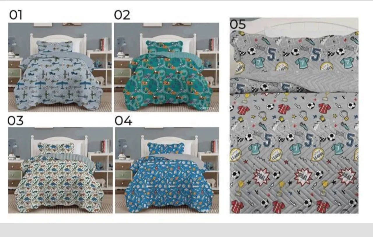 Kit cobre leito infantil estampados solteiro - Foto 3