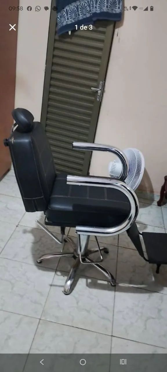 Cadeira de barbeiro  - Foto 2