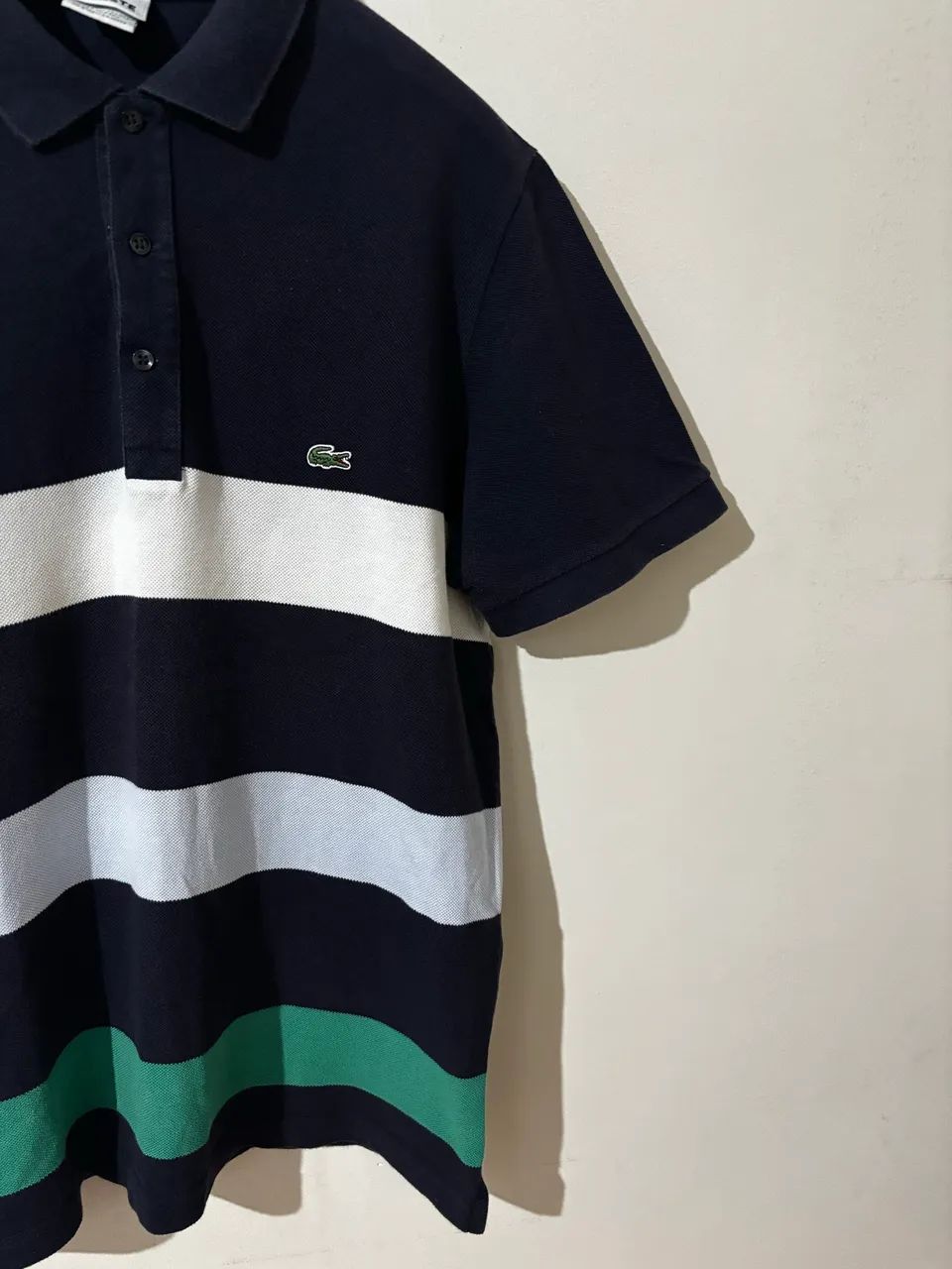 Camisa Polo Listrada Lacoste Original  - Foto 2