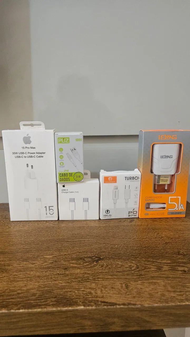 Carregadores e cabos para Iphone 