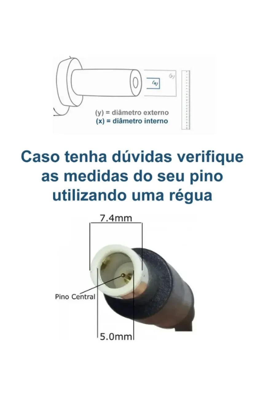 FONTE PARA NOTEBOOK DELL PA10 19,5V 4,62A MAIS MANIA MM 393 - Foto 3