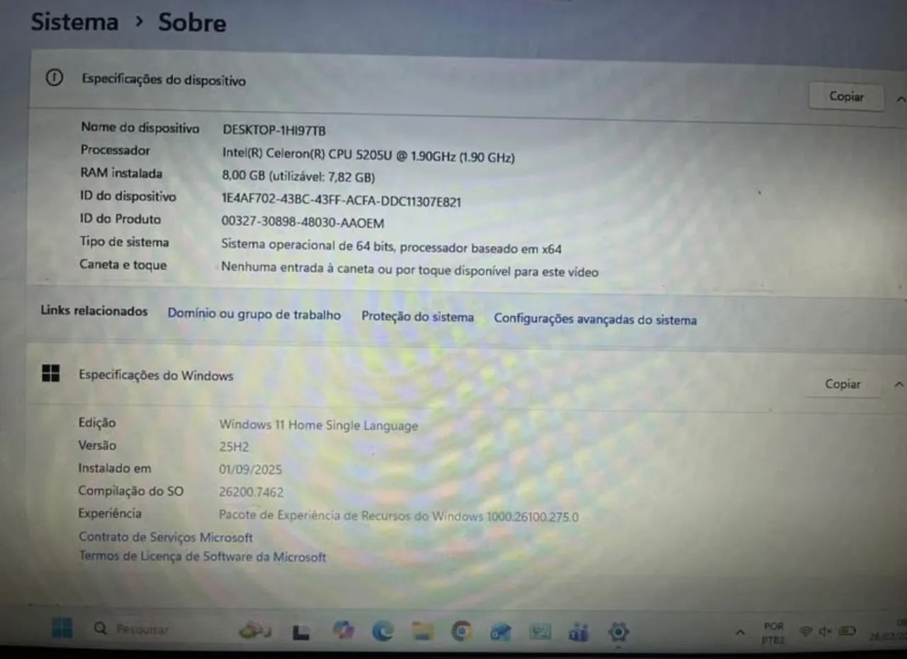 Notebook Samsung Book E20 c/ SSD 128gb - Foto 4