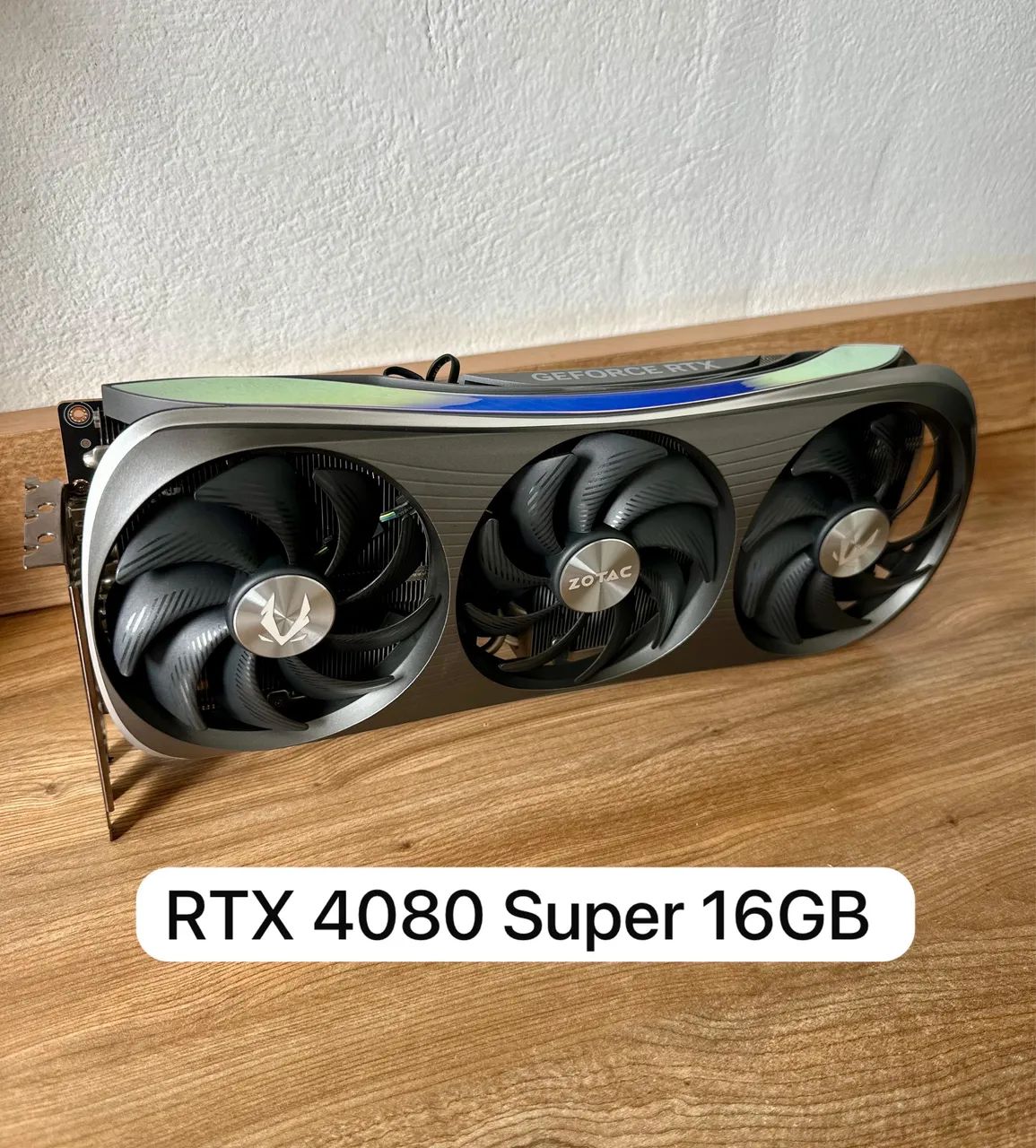 Placa de Vídeo Rtx 4080 Super 16GB Zotac aceito Troca - Placas de