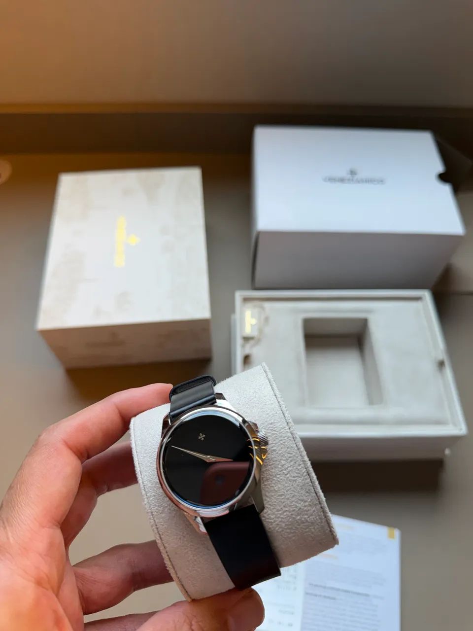 Relógio Venezianico Redentore Ultrablack Automático Preto 36 mm