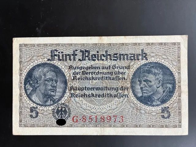 Cédula de 5 Reichsmark de 1940-1945