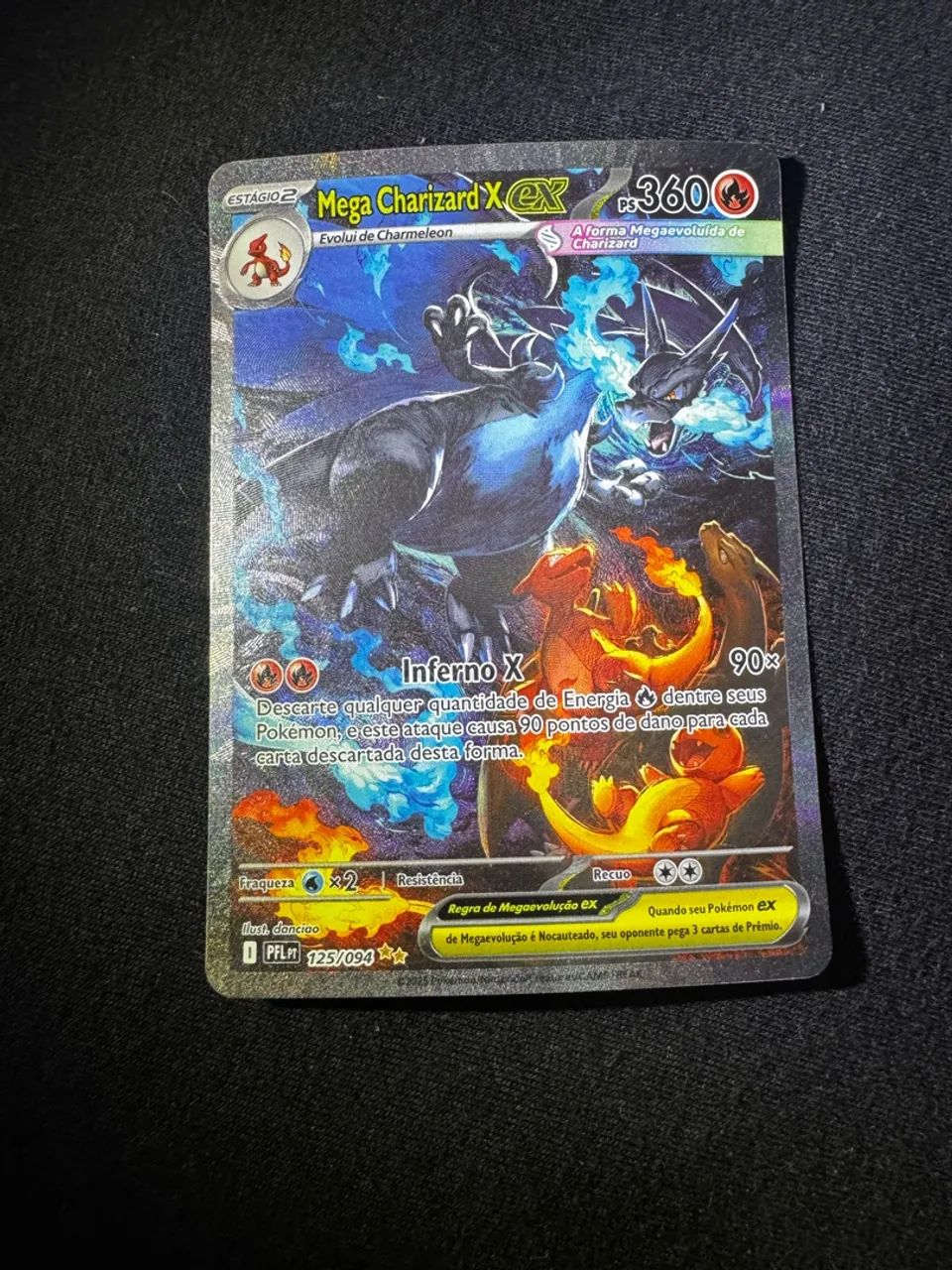 Carta Pokémon mega Charizard ex 
