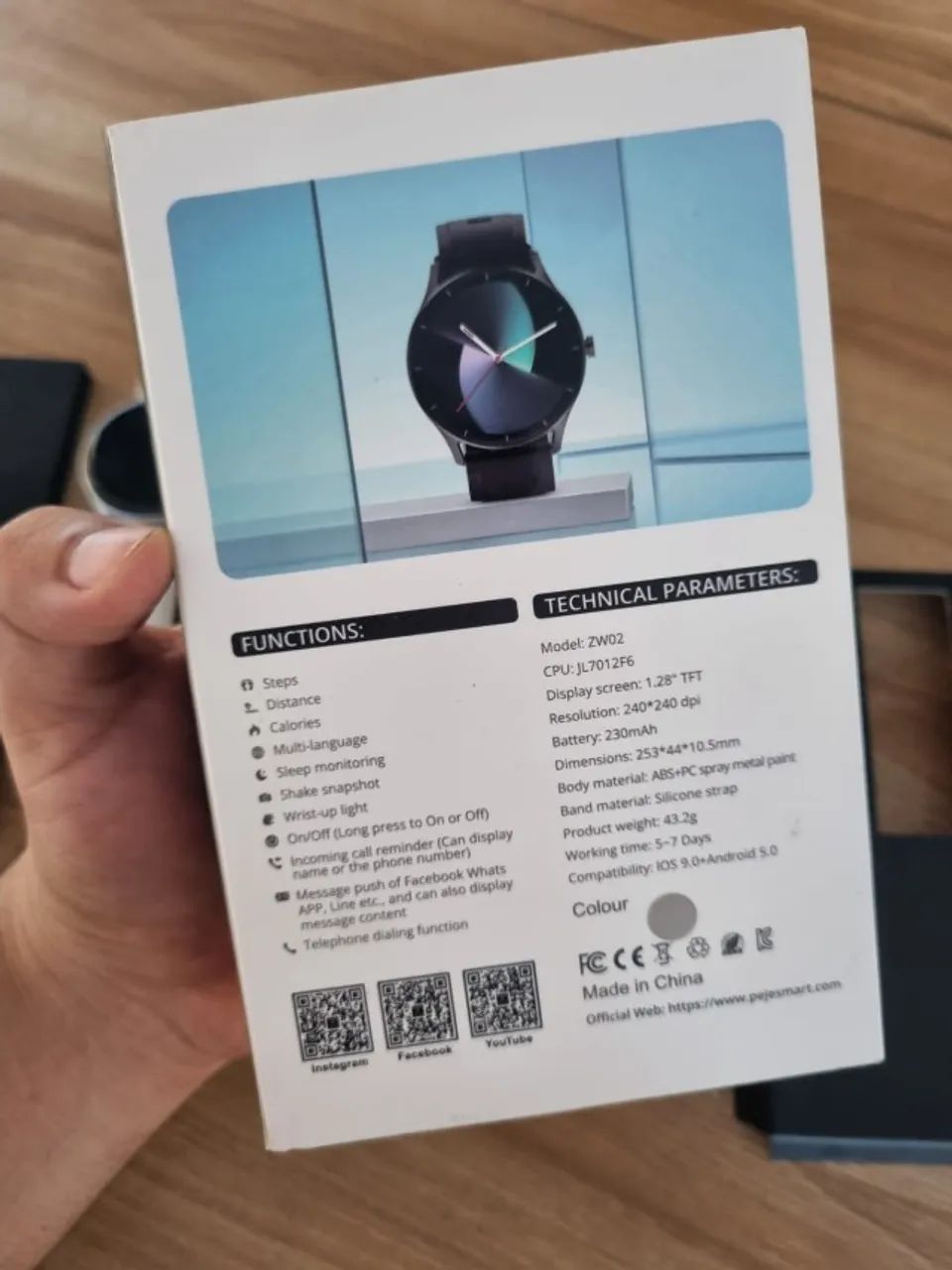 Smartwatch PEJE Original Compatível com Strava - Foto 3