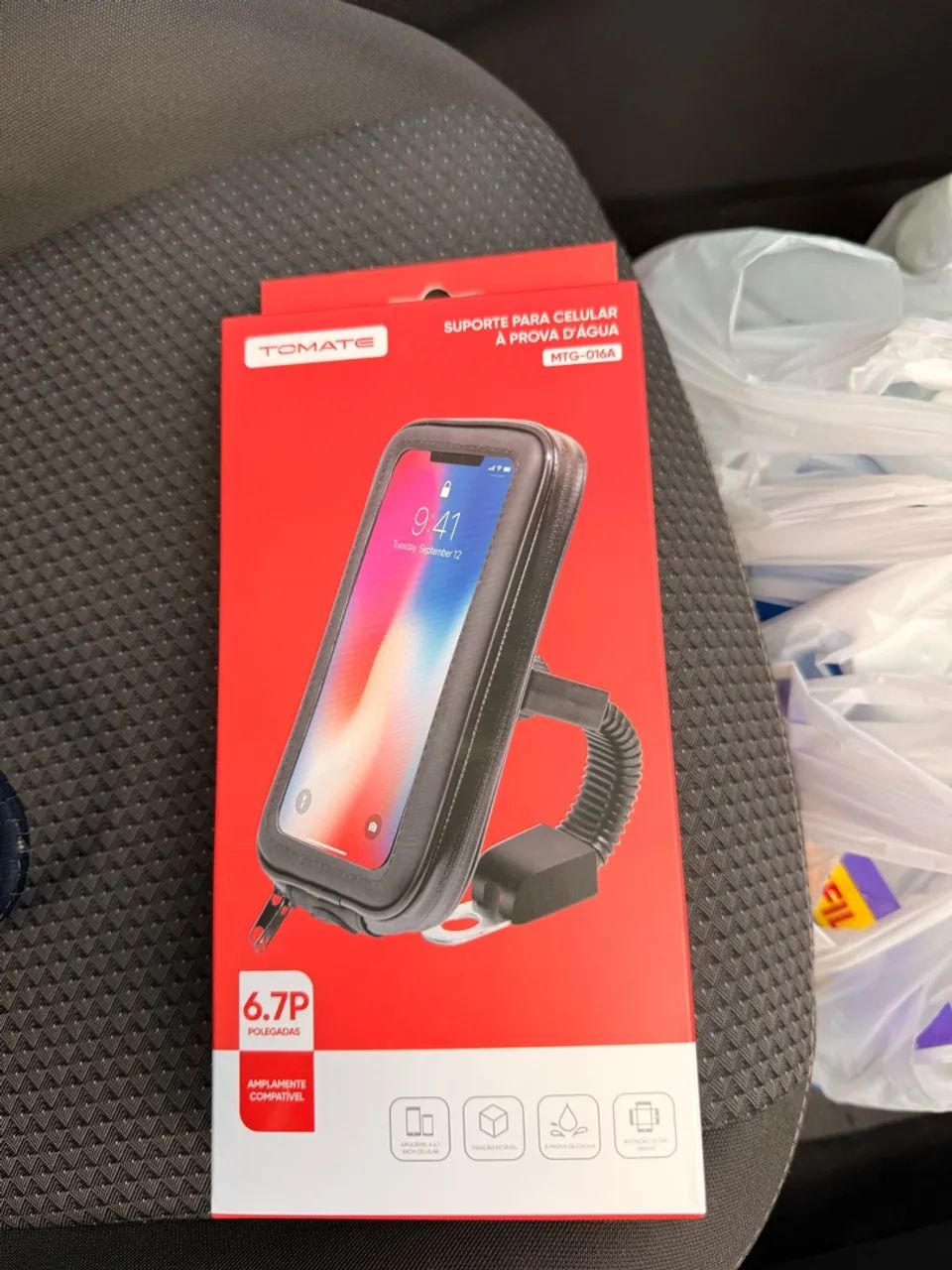 Suporte de Celular Motor/ Bicicleta  excelente  - Foto 4