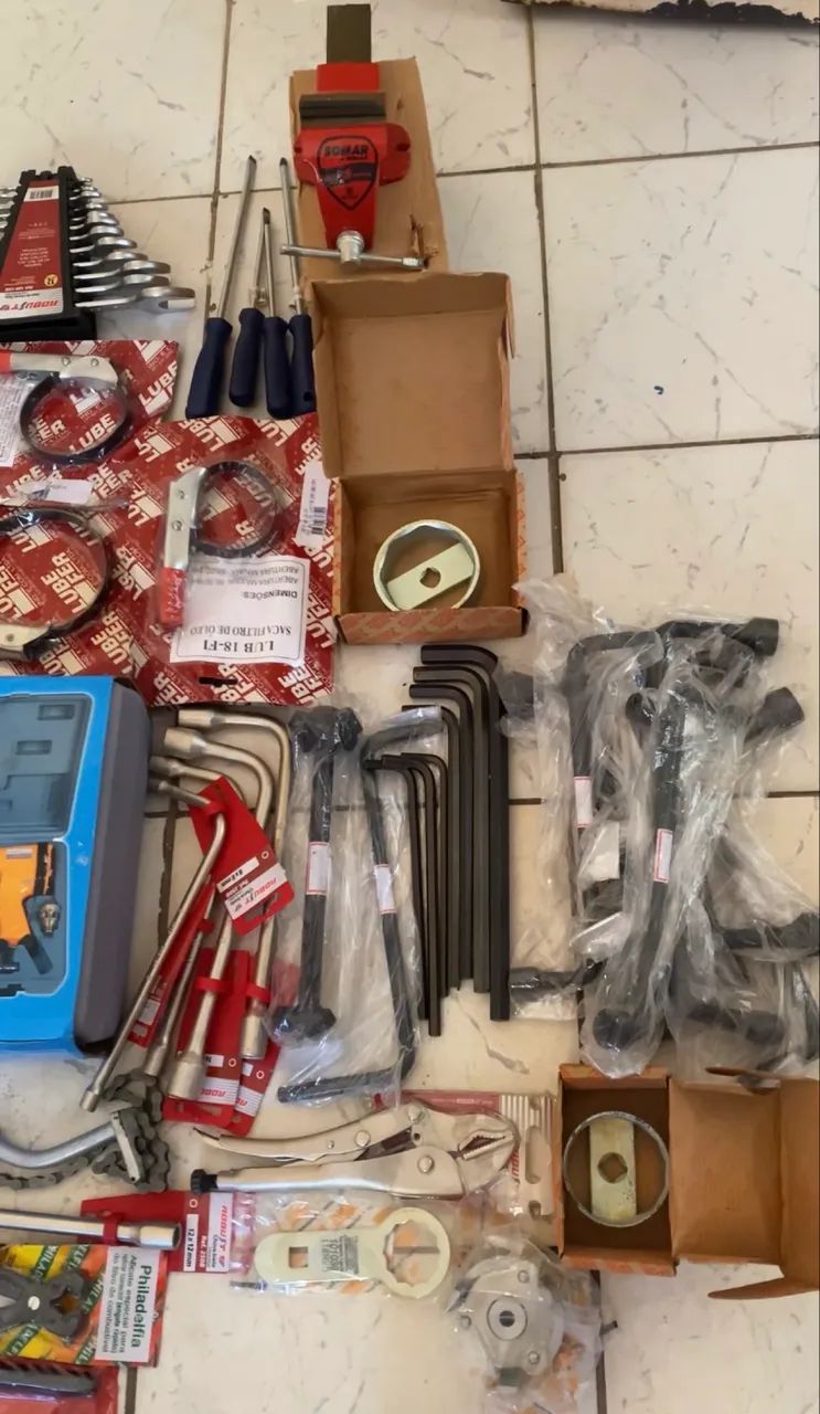 OPORTUNIDADE: KIT COMPLETO DE FERRAMENTAS PARA TROCA DE ÓLEO E MECÂNICA - Foto 3