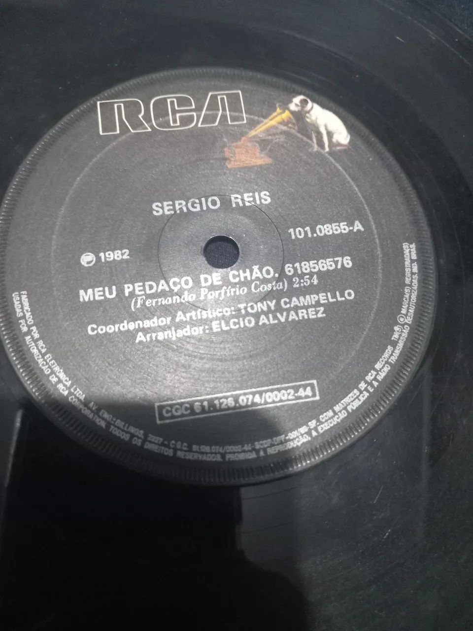 LP compacto Sérgio Reis - Meu pedaço de chão (RARÍSSIMO) - Foto 3