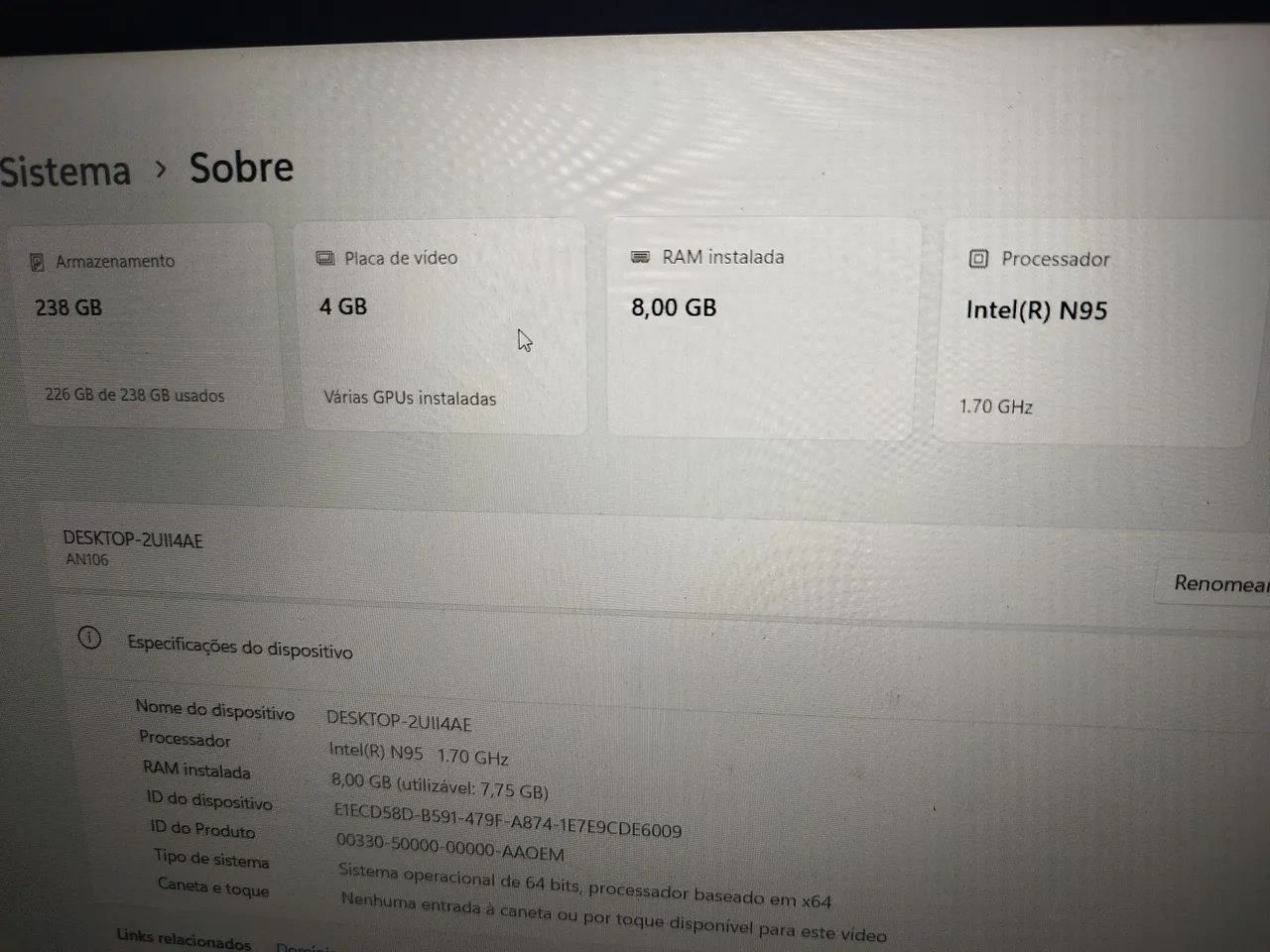 NOTEBOOK GTX1060 4GB - Foto 4