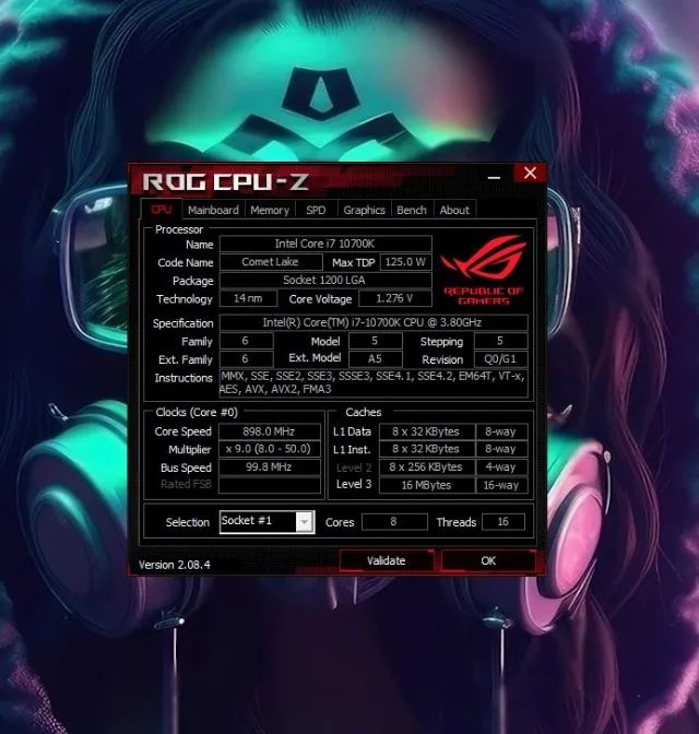 Processador Core I7 10700k 5.1Ghz LGA 1200 sem Coler  - Foto 2