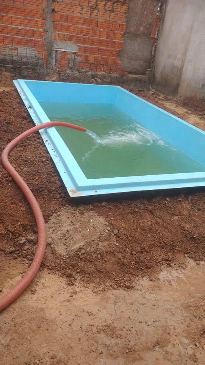 Piscina diretamente da fábrica vendemos sem instalação e incluso escavação e instalação  - Foto 3