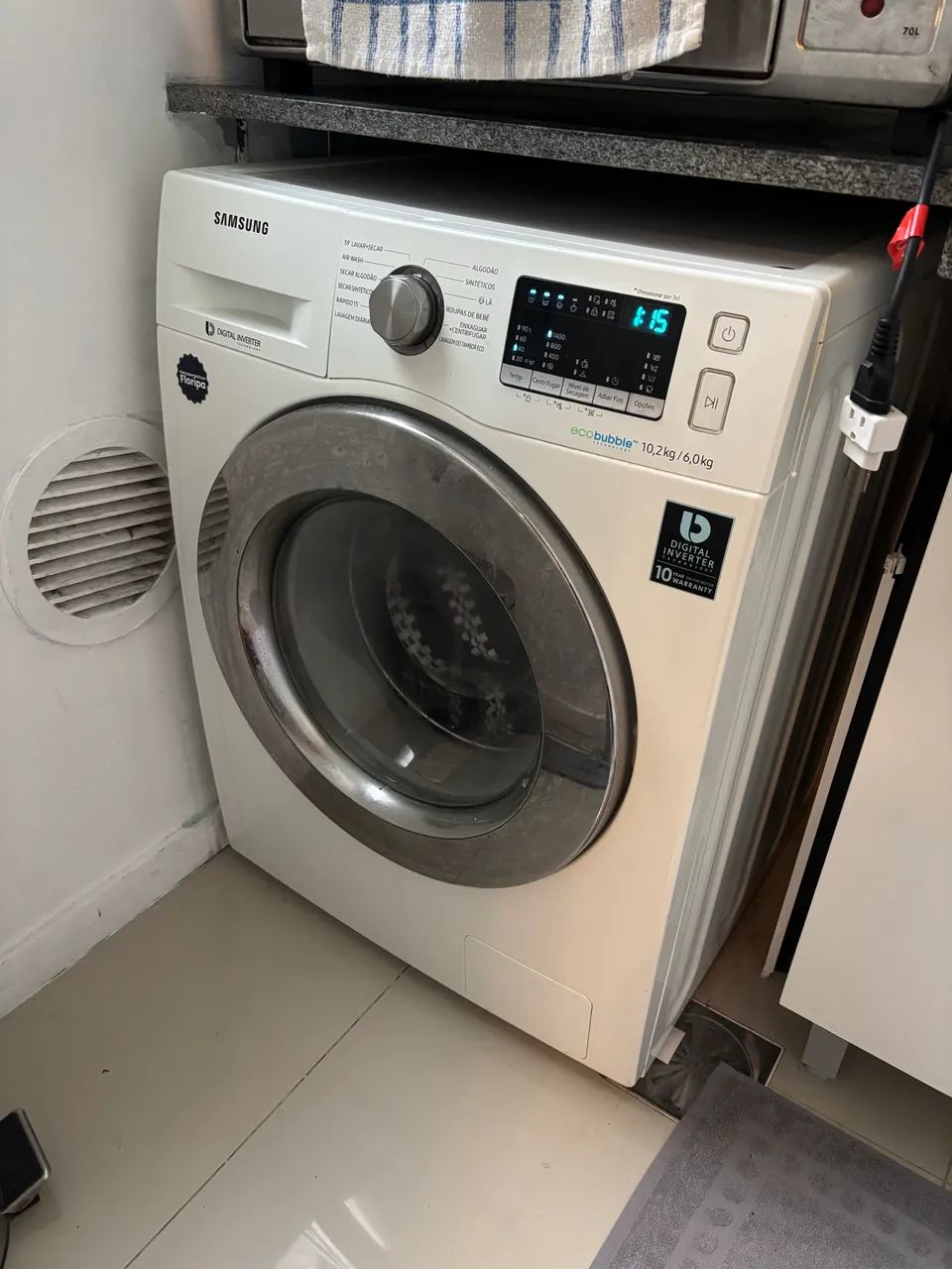 Máquina Lava e Seca Samsung Digital Inverter - Foto 2