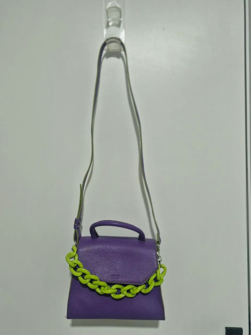 Bolsa arezzo lilas couro  - Foto 3