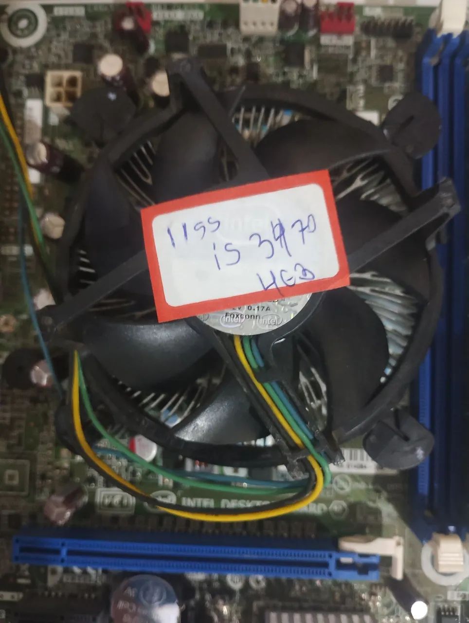 Kit placa mãe lga 1155 + core i5 3330 / 3470 + 4gb ddr3 + espelho e coller  - Foto 2