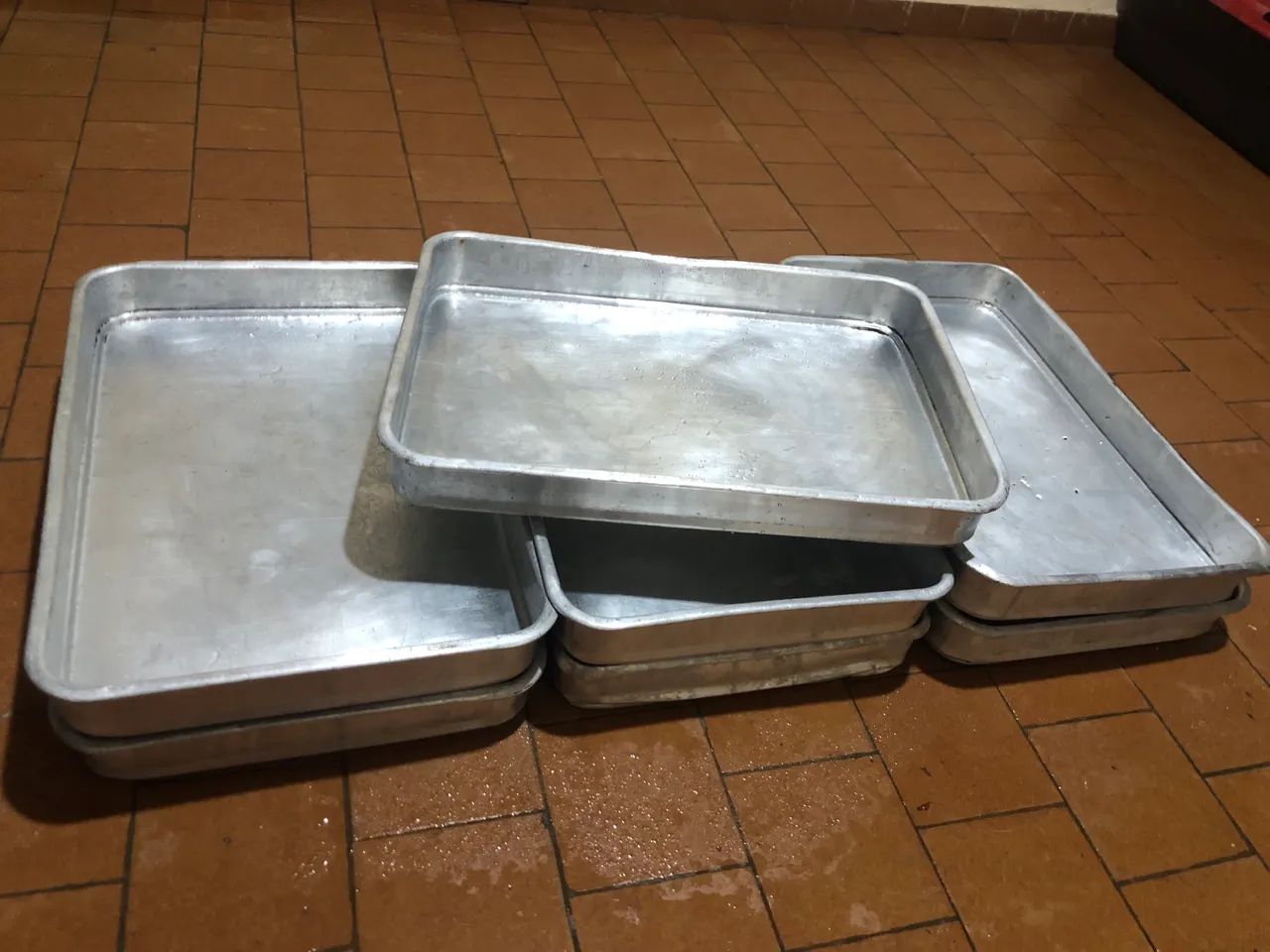 Kit formas de alumínio grandes e reforçadas - Foto 3