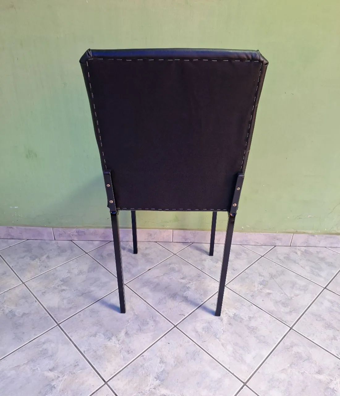 Cadeiras de ferro com estofado - Foto 5