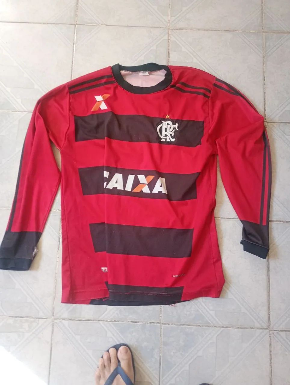 Camisa flamengo manga comprida 