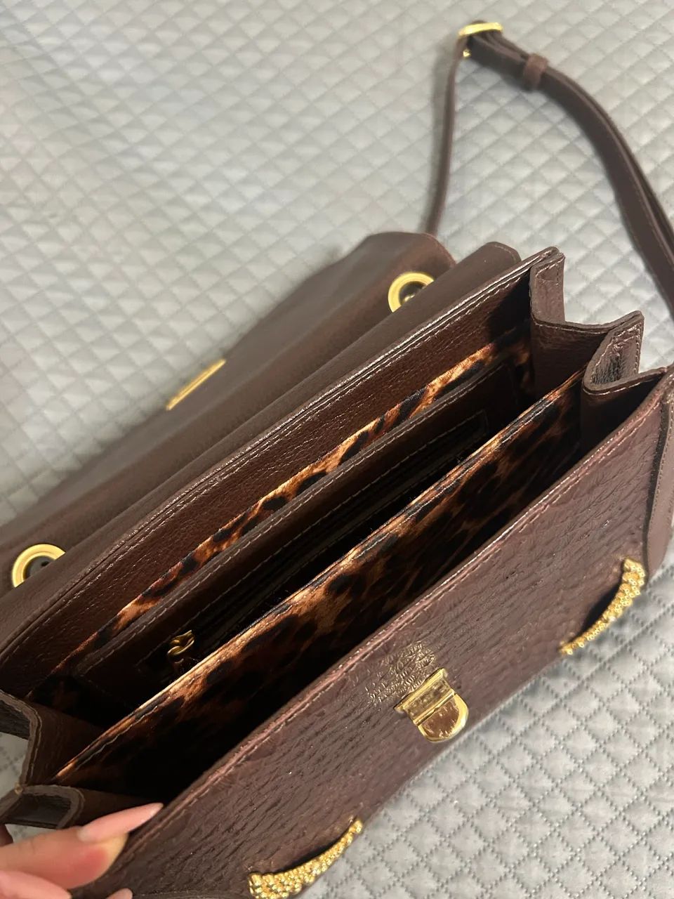 Bolsa Carmen Steffens Couro Legítimo - Foto 2