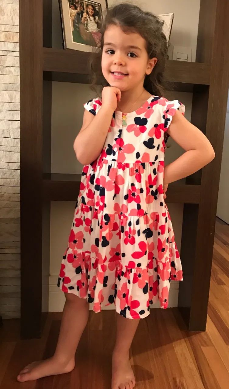 Vestido HERING Florido e Colorido - Foto 4