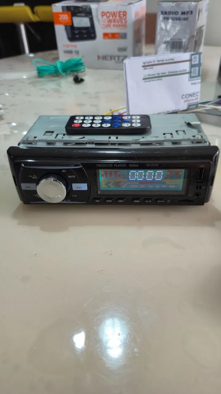Radio TP-7210 Bluetooth USB SD - Foto 2
