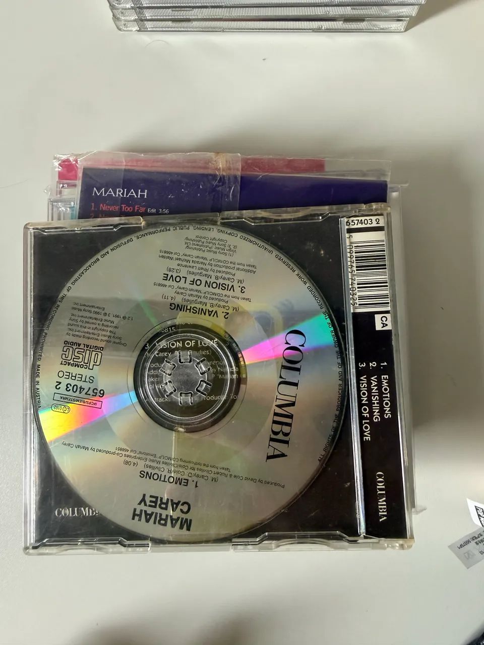 CD Single Mariah Carey - Emotions - Foto 2
