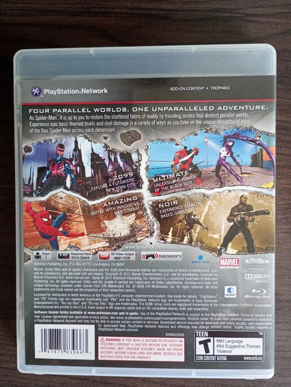 Spider Man Shattered Dimensions PS3 - Foto 2