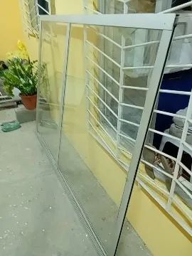 Divisória de porta de aluminio com vidro - Foto 2