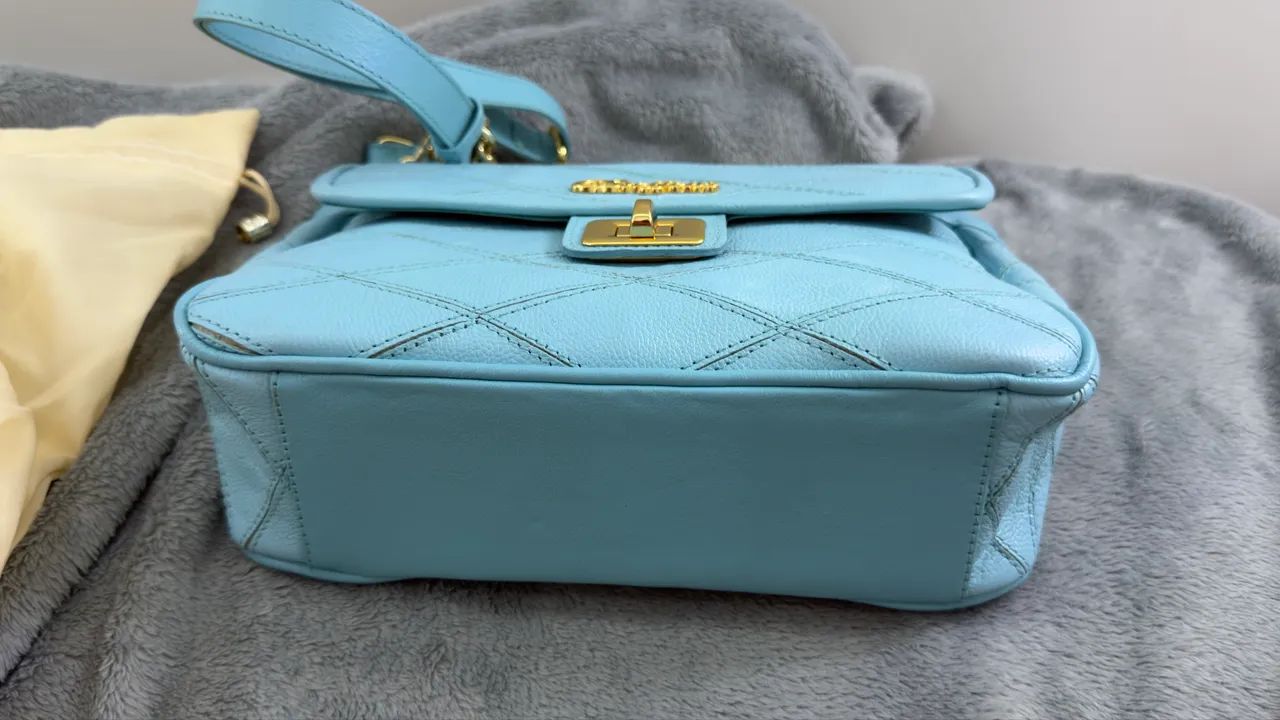 Bolsa azul Carmem Steffens  - Foto 2