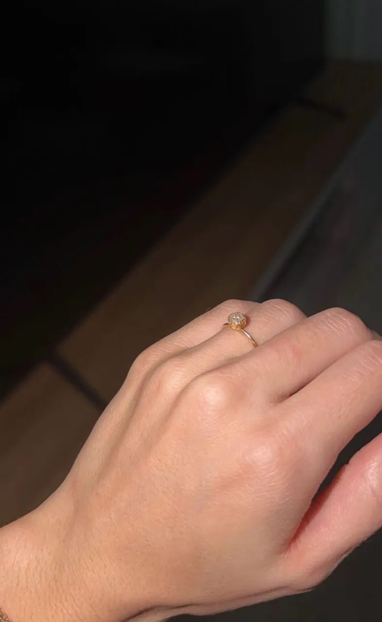 Anel de ouro 18k vivara com diamantes  - Foto 2