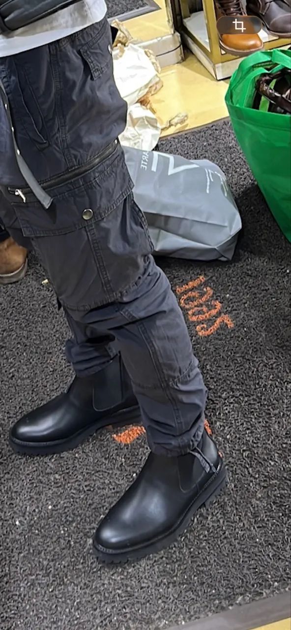 Bota de couro 