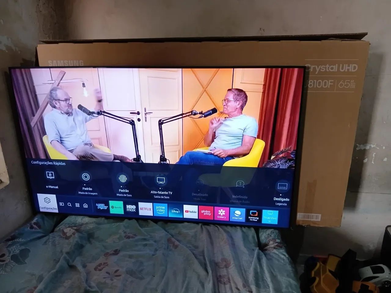 Vendo smart tv Samsung de 65 com Android Alexa comando de voz e bluetooth imagem 4k  - Foto 2